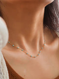 Soleil Beaded Chain Necklace