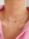 Ariana 18K Petite CZ Chain Necklace