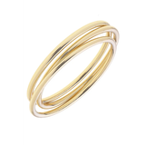 Isla Bangle Set of 3 in Shiny Gold