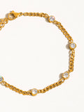 Cyrus CZ Chain Bracelet