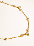 Elarae CZ Teardrop Layered Necklace