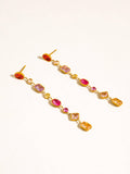 Islaine Multicolor CZ Drop Earrings