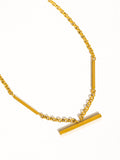 Eli 18K Gold Flat Chain Choker
