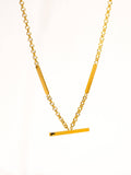 Eli 18K Gold Flat Chain Choker