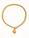 Ciel 18K Large Pearl Chain Necklace