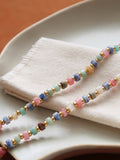 Lyric Faceted Bead Boho Necklace