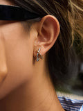 Staven Two Tone Crossover Earrings