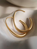 Cyril Open Hoop Earrings