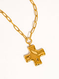 Bari 18K Cross Chain Necklace
