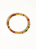 Starlight Multicolor CZ Chain Bracelet