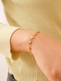 Madeleine Non-Tarnish Petite Heart Chain Bracelet, Necklace