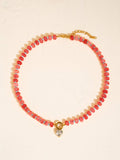 Annecy Boho Beaded CZ Necklace