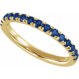Birthstone Stackable Band