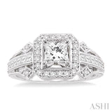 Semi-Mount Diamond Engagement Ring