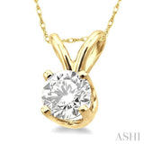 Solitaire Diamond Pendant