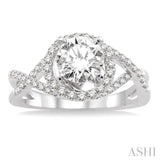 Semi-Mount Diamond Engagement Ring