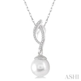 Pearl & Diamond Pendant