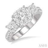 Lovebright Past Present & Future Diamond Ring