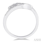 Arrow Silver Diamond Fashion Open Ring