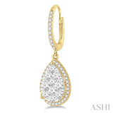 Pear Shape Lovebright Essential Diamond Earrings