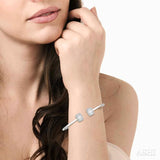 Fusion Diamond Open Cuff Bangle