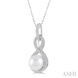 Pearl & Diamond Pendant