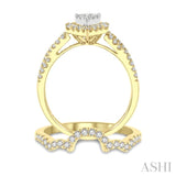 Pear Shape Lovebright Bridal Diamond Wedding Set