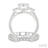 Past Present & Future Lovebright Bridal Diamond Wedding Set