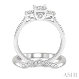 Past Present & Future Lovebright Bridal Diamond Wedding Set