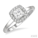 Light Weight Diamond Engagement Ring