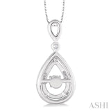 Pear Shape Emotion Diamond Pendant