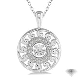 Silver Emotion Diamond Pendant