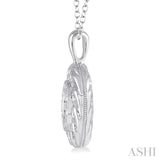 Silver Emotion Diamond Pendant