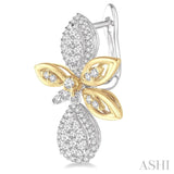 Flower Shape Lovebright Diamond Earrings