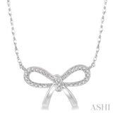 Bow Tie Diamond Necklace