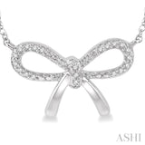 Bow Tie Diamond Necklace