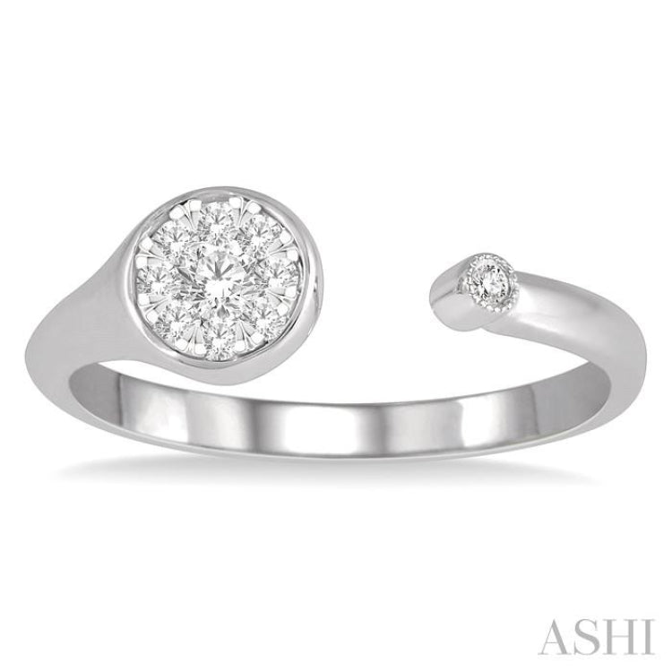 Lovebright Diamond Fashion Open Ring