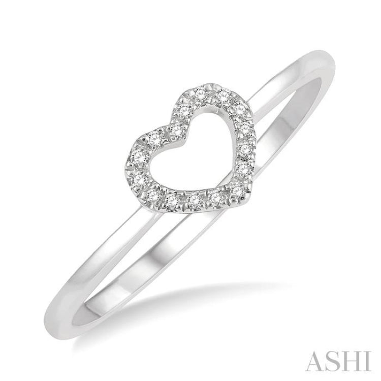 Heart Shape Diamond Fashion Ring