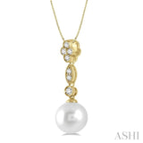 Pearl & Diamond Pendant