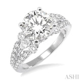 Semi-Mount Diamond Engagement Ring