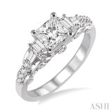 Semi-Mount Diamond Engagement Ring