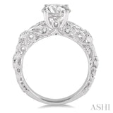 Semi-Mount Diamond Engagement Ring