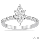 Marquise Shape Lovebright Diamond Ring