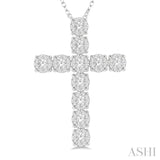 Lovebright Essential Cross Diamond Pendant