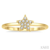 Stackable Star Petite Diamond Fashion Ring