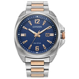 CITIZEN Eco-Drive Sport Luxury  Mens Watch Stainless Steel