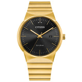 CITIZEN Eco-Drive Quartz Axiom Mens Watch Stainless Steel